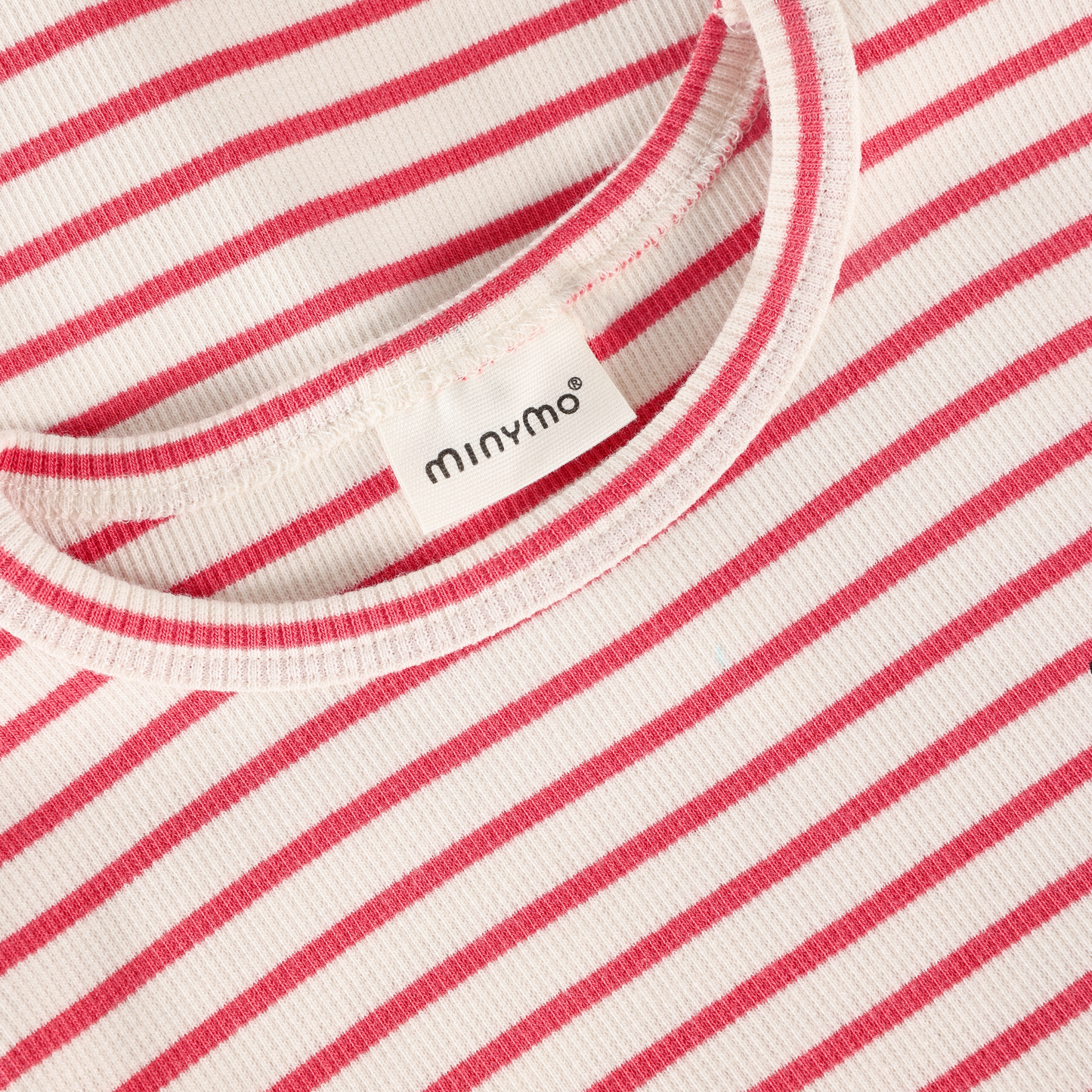 T-shirt korte mouw streepjes red