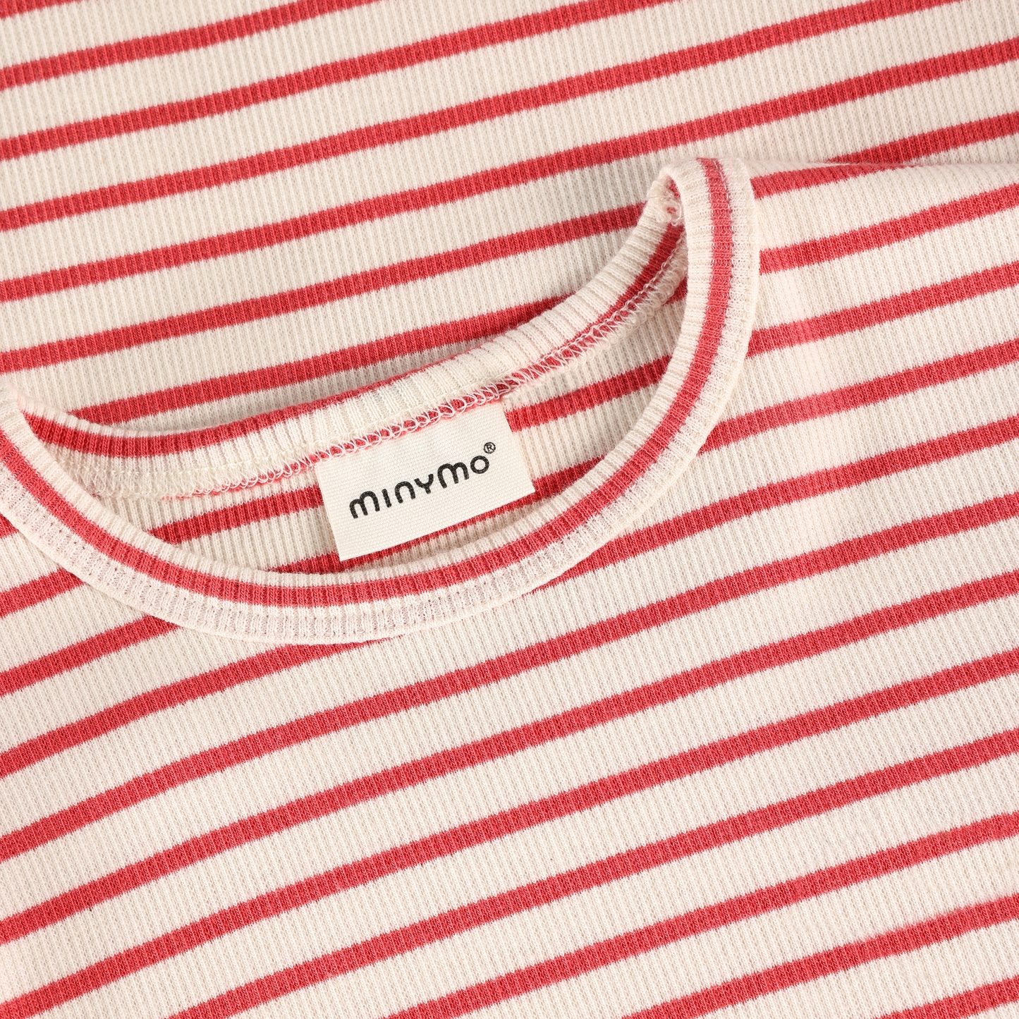 Kleedje stripes rood