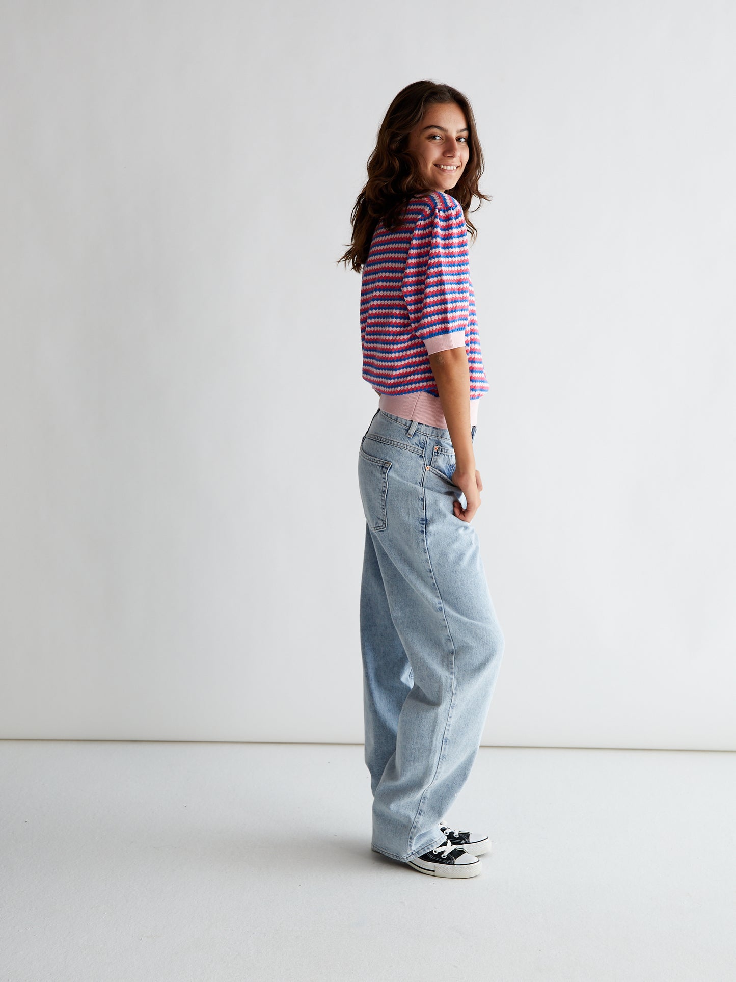 Jeans Apito oversize blue