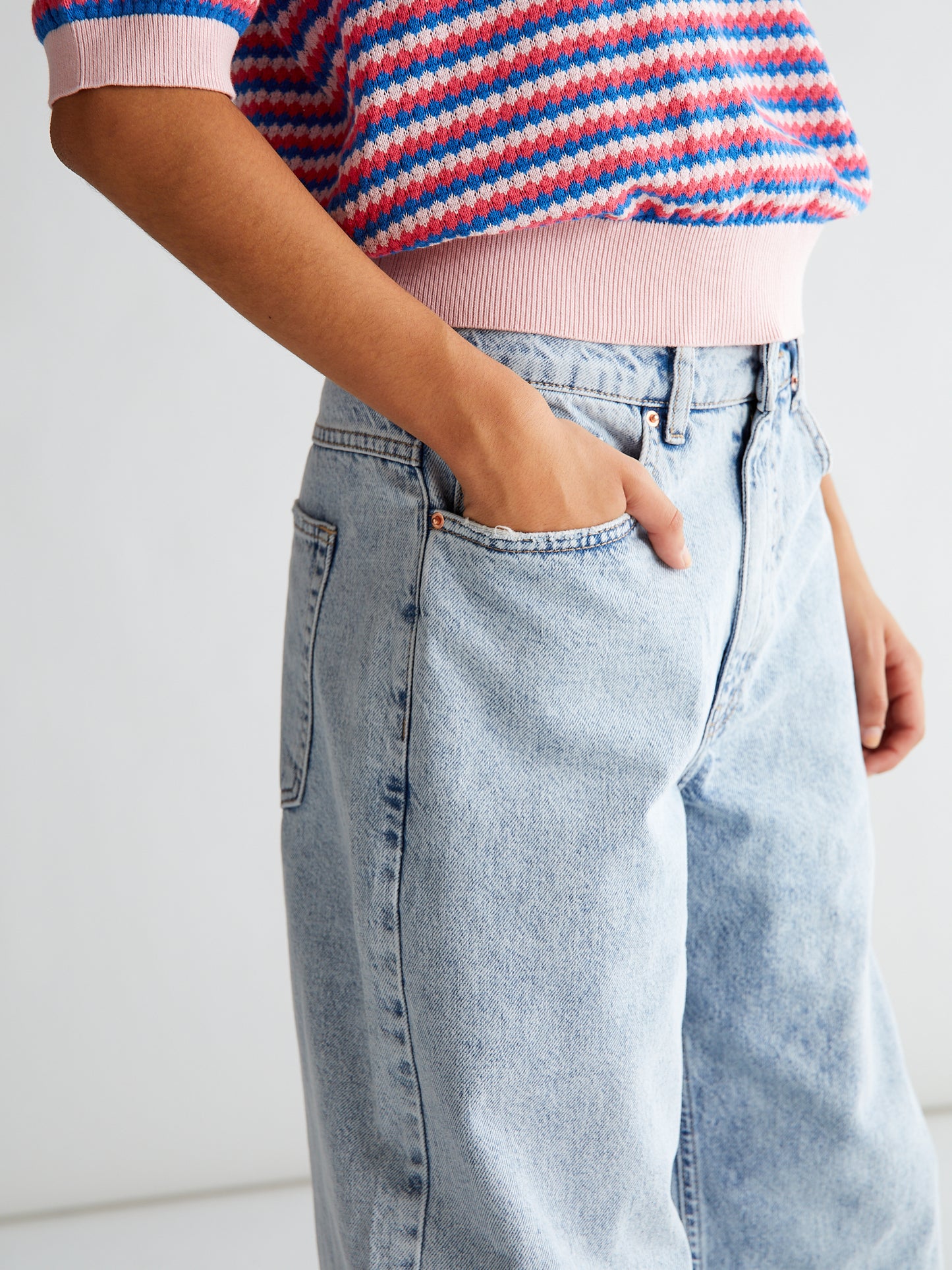 Jeans Apito oversize blue