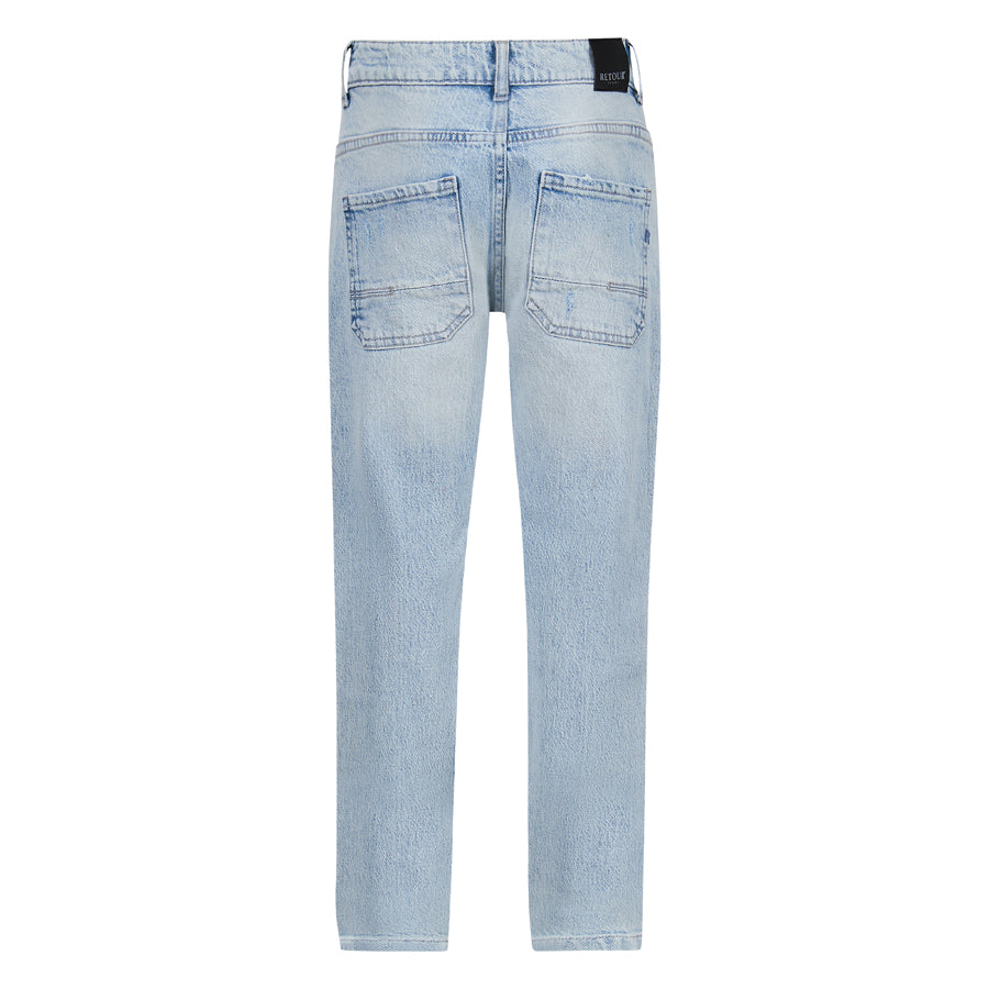 Jeans Bleached Blue Denim