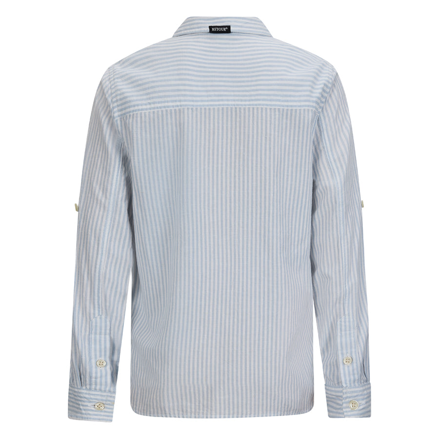 Shirt Stripes cotton+linen
