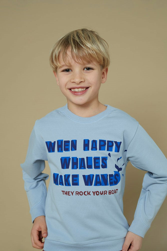 Sweater happy whales
