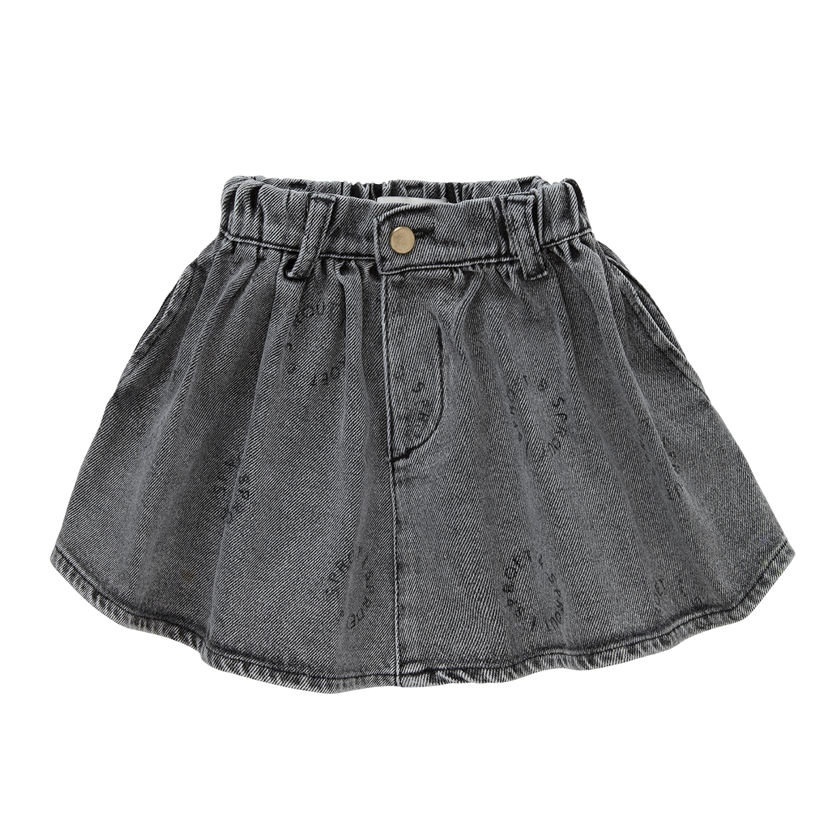 Rokje jeans grey