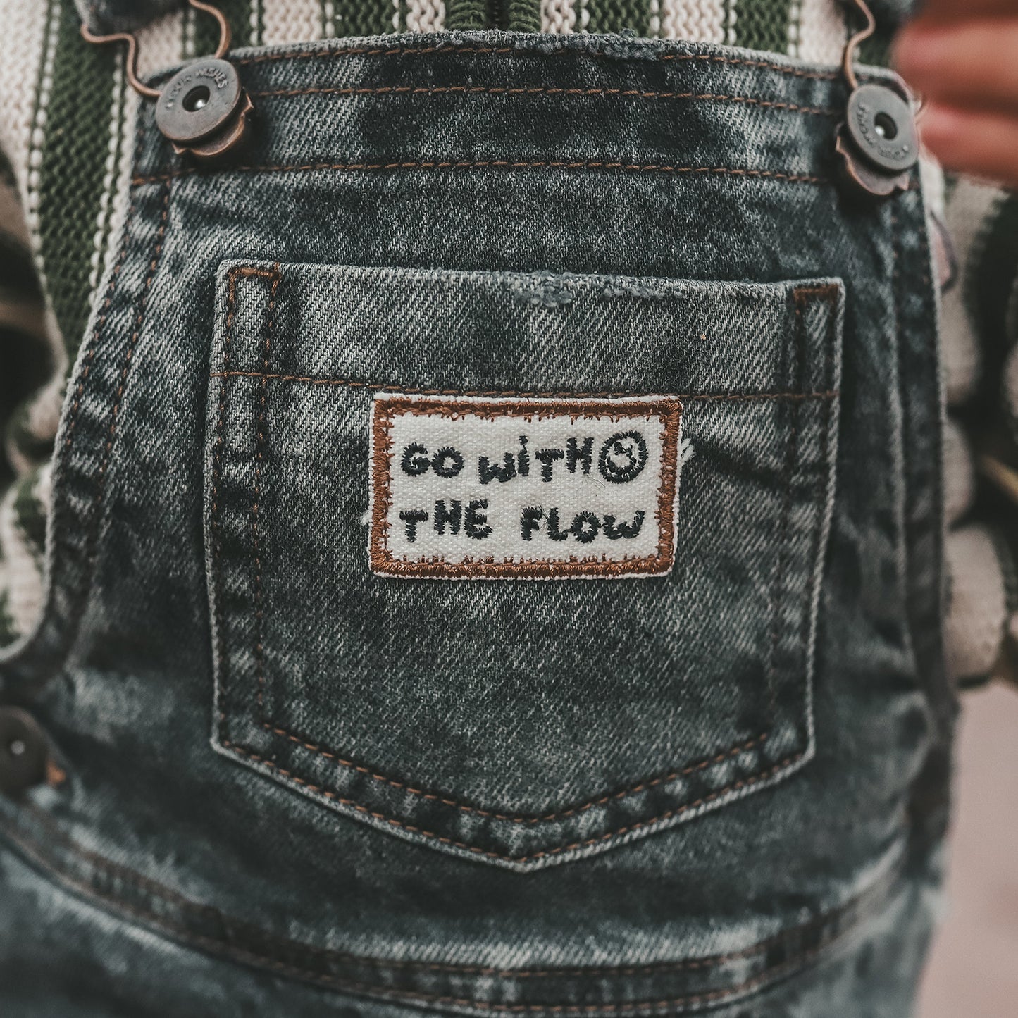Dungarees grey denim