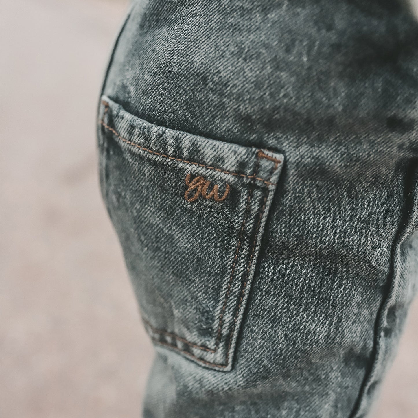 Dungarees grey denim
