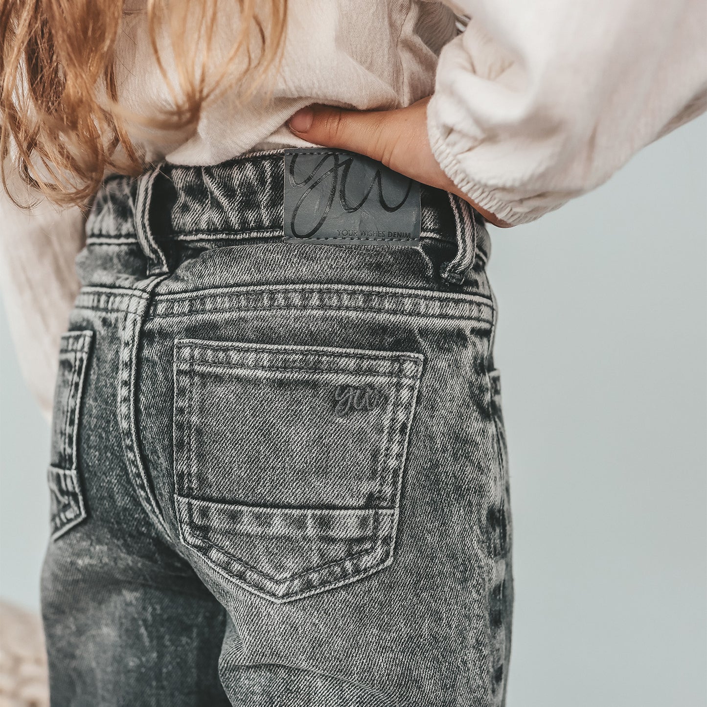 Wide leg glitter Jeans