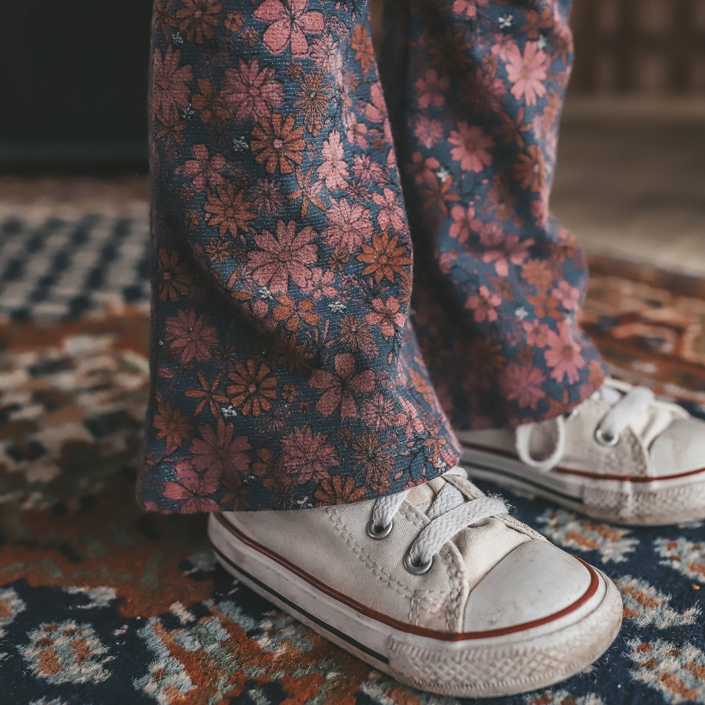Glam Flower flared legging