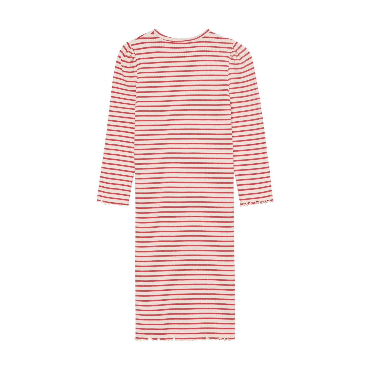 Kleedje stripes rood