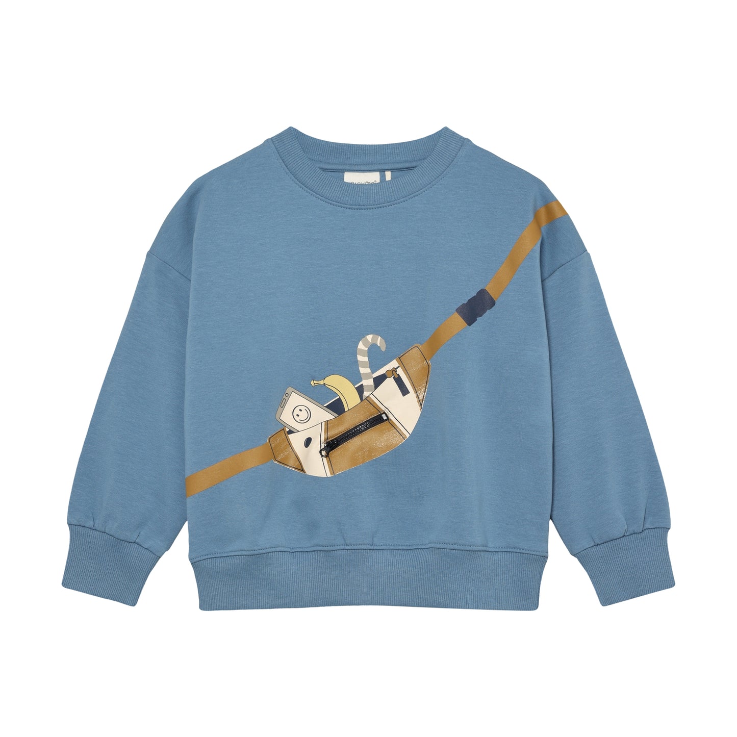 Sweater fanny pack blue