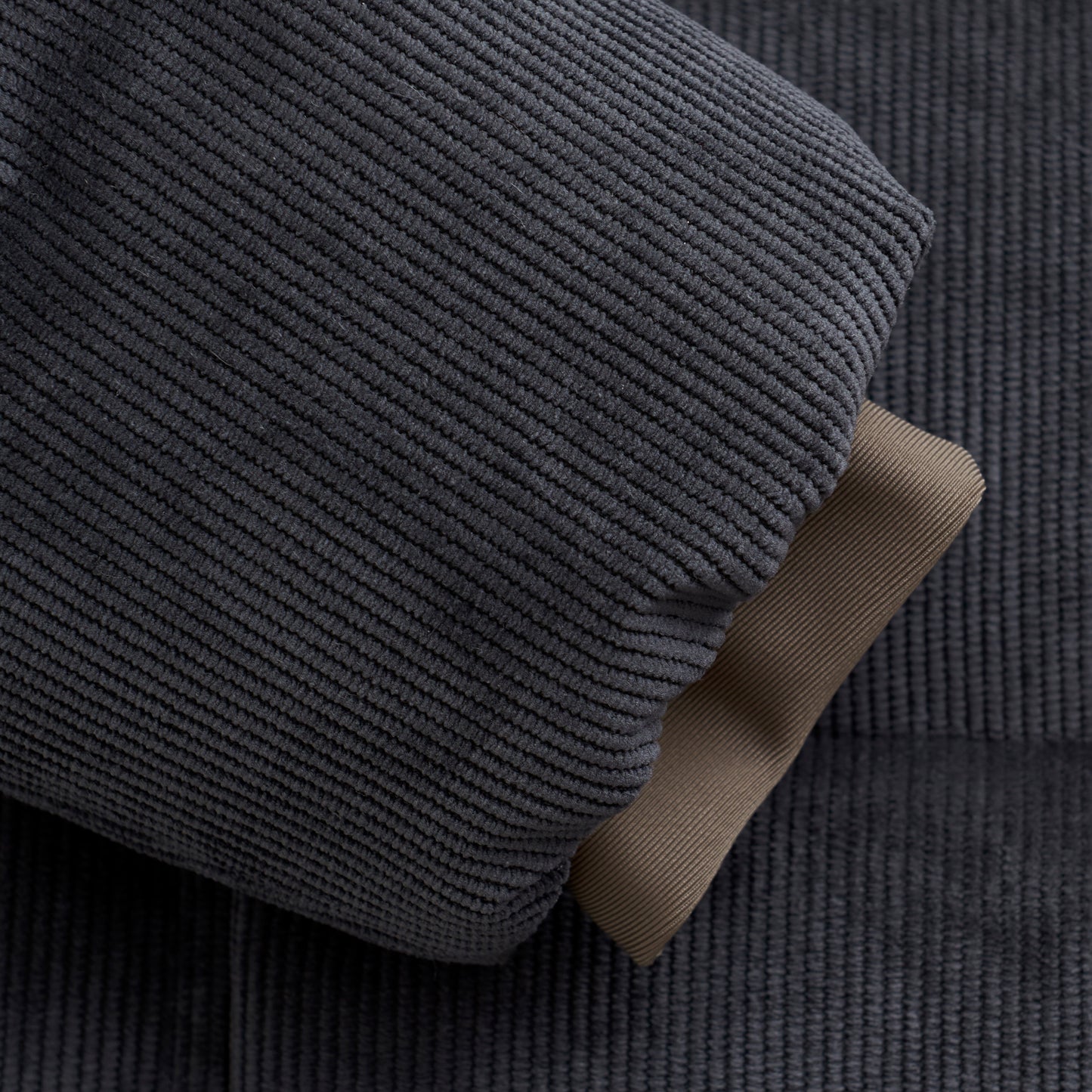 Winterjas rib grey (waterproof)