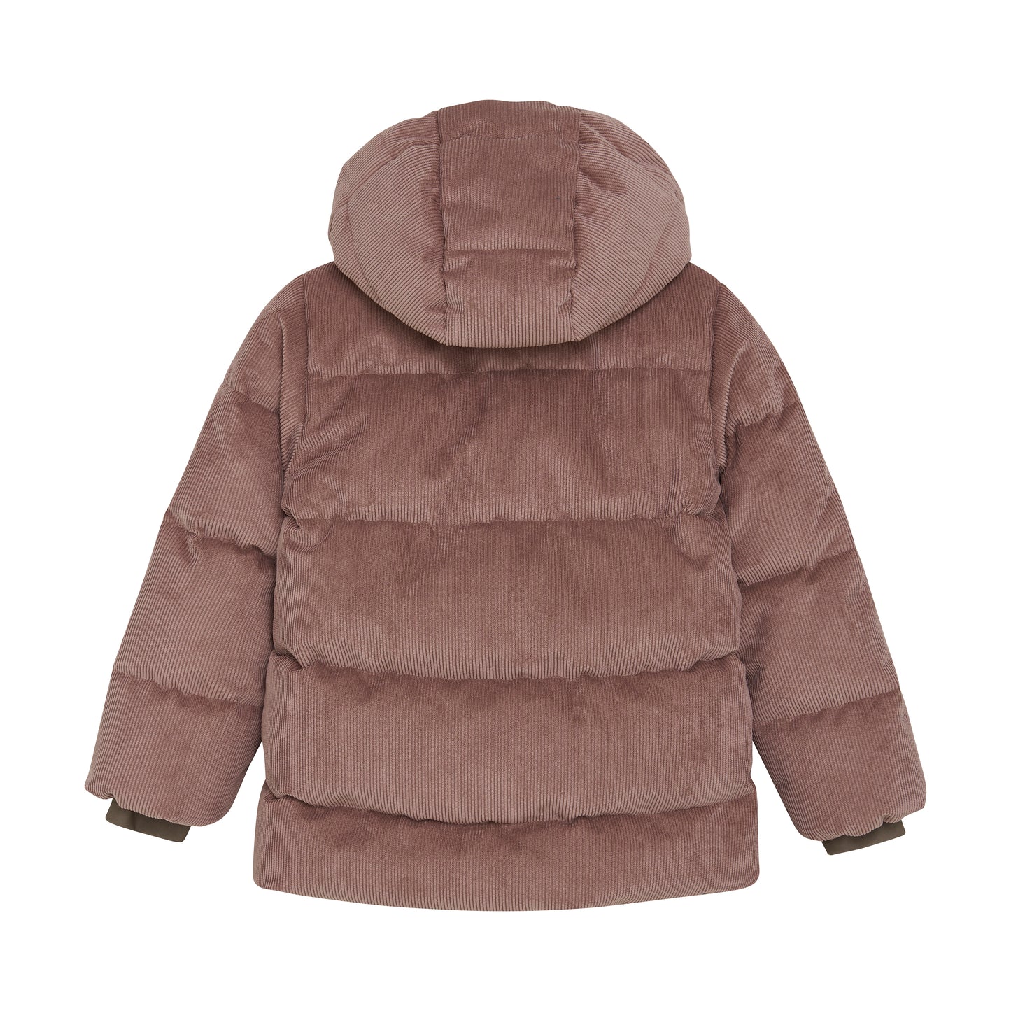 Winterjas rib pink