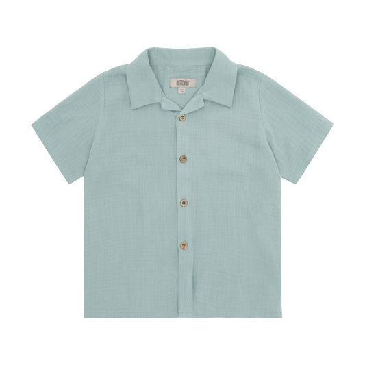 Mousseline shirt soft blue
