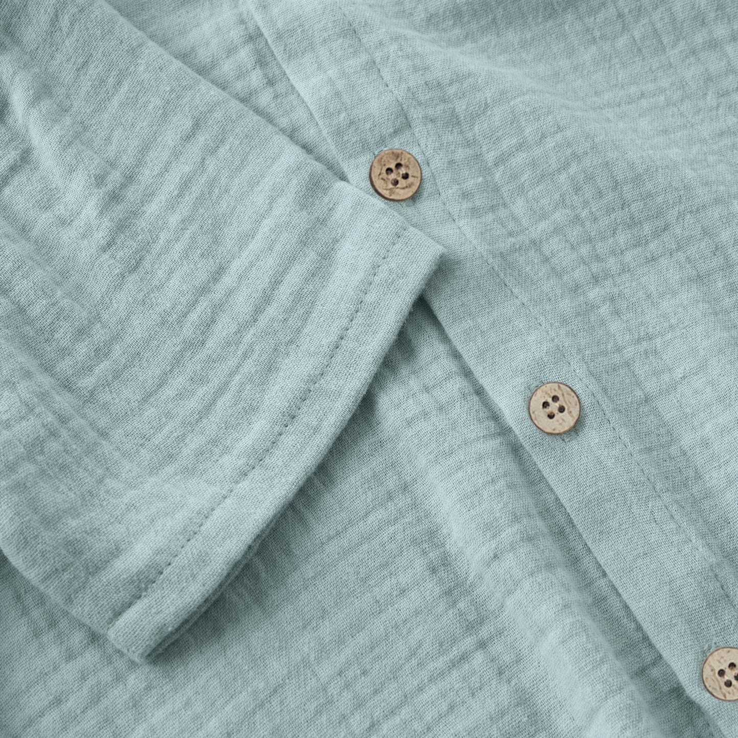 Mousseline shirt soft blue