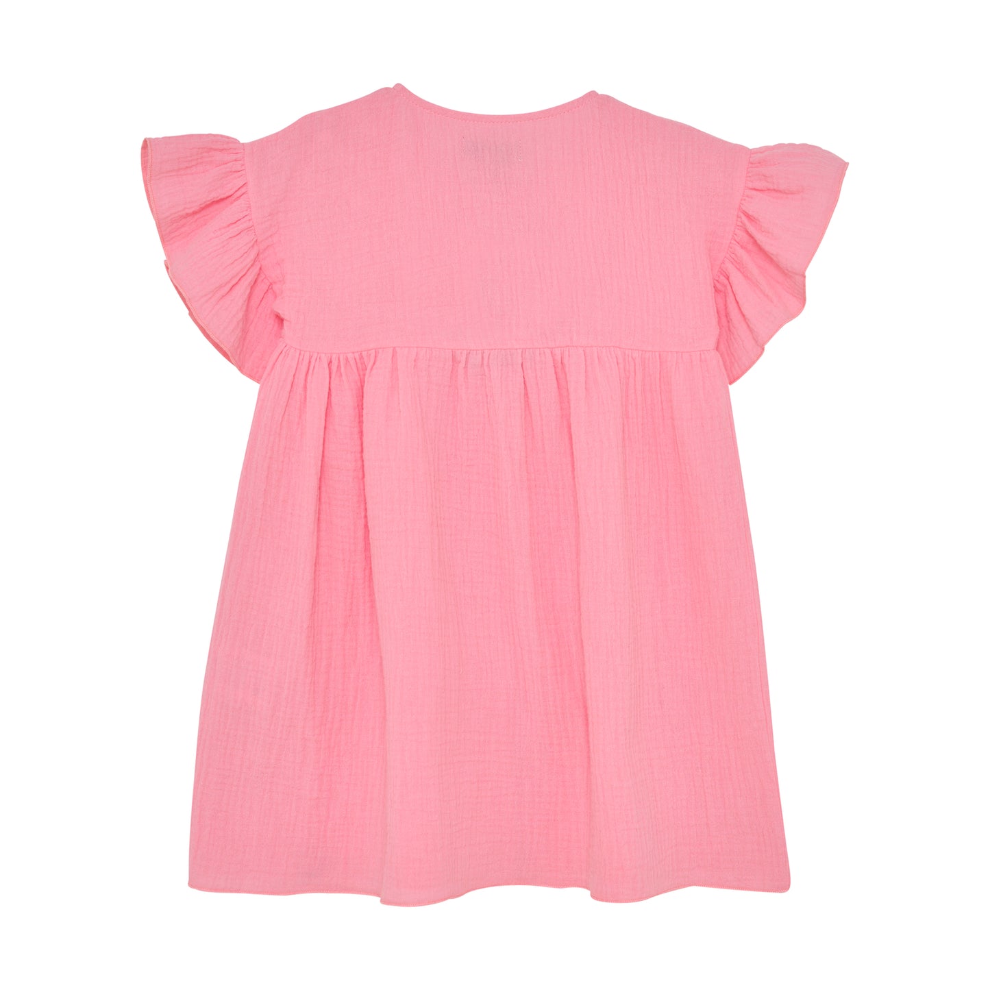 Mousseline jurk pink