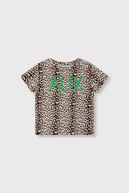 T-shirt korte mouw Leopard Alix