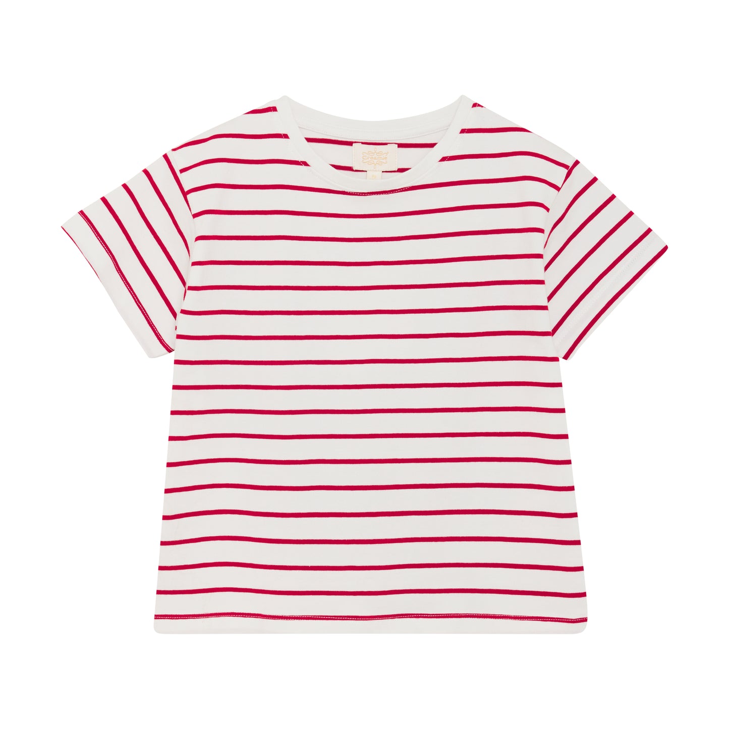 T-shirt Stripe chili red