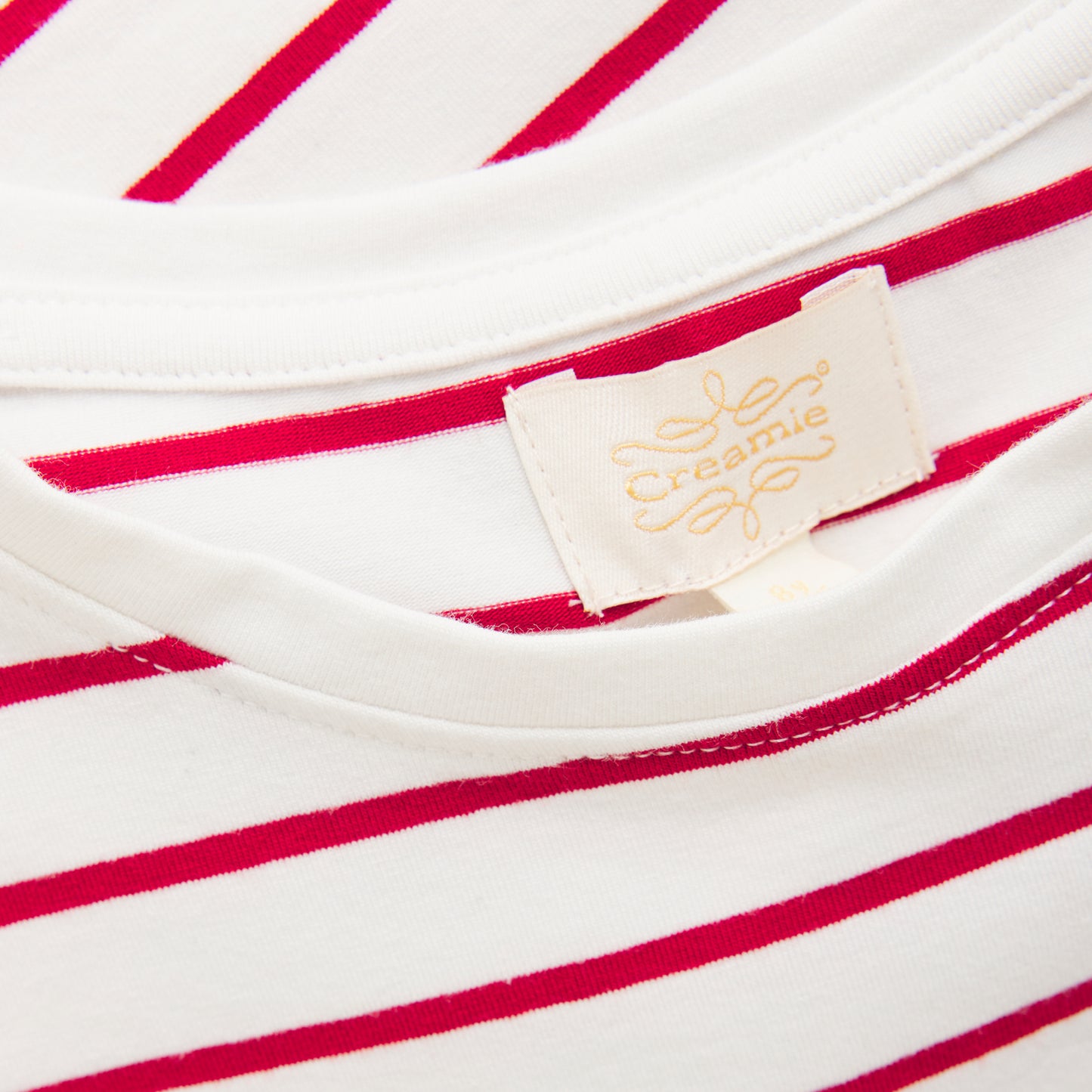 T-shirt Stripe chili red