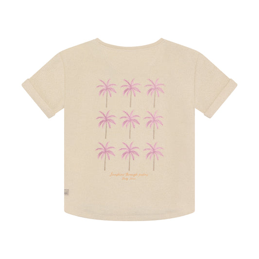 T-shirt pink palm