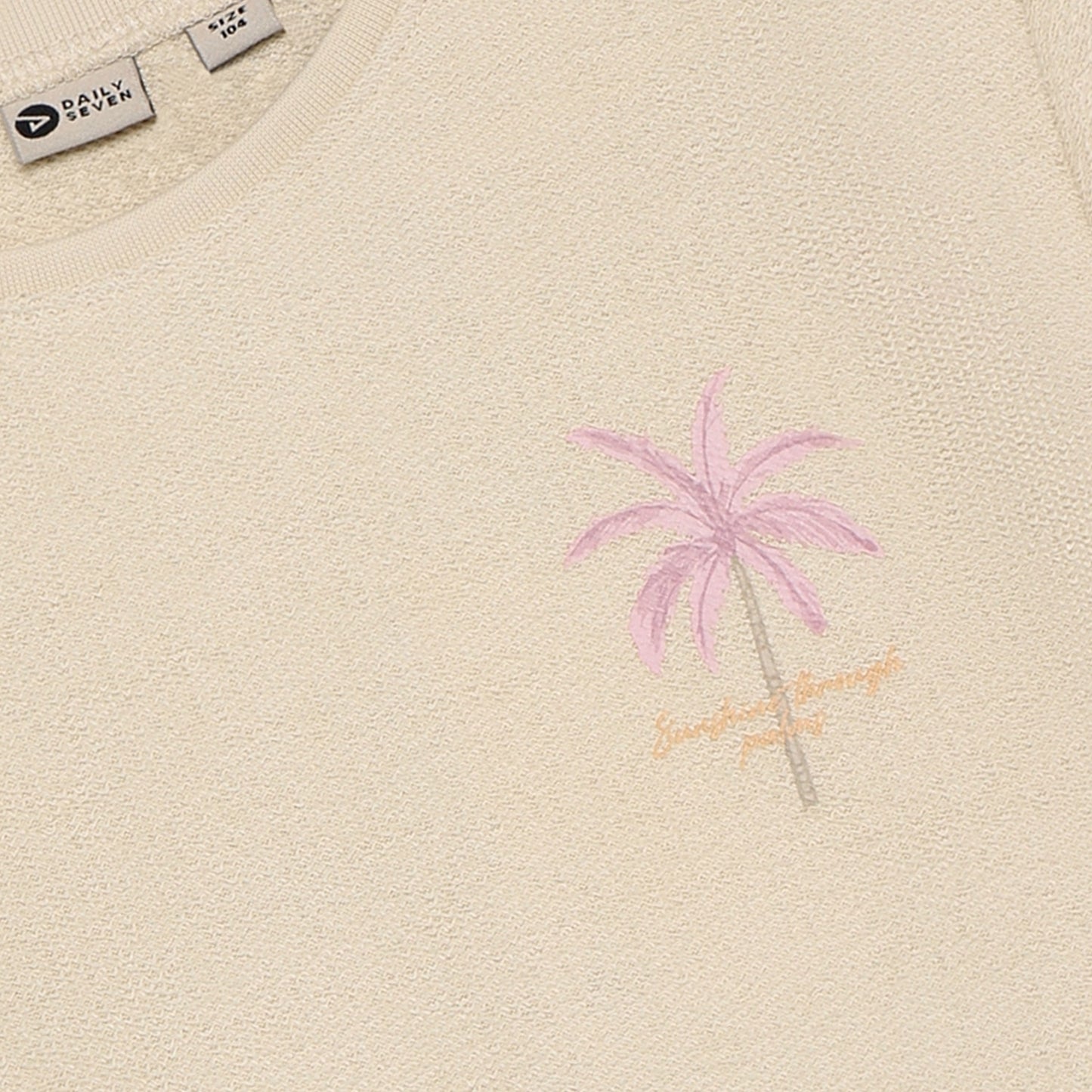 T-shirt pink palm