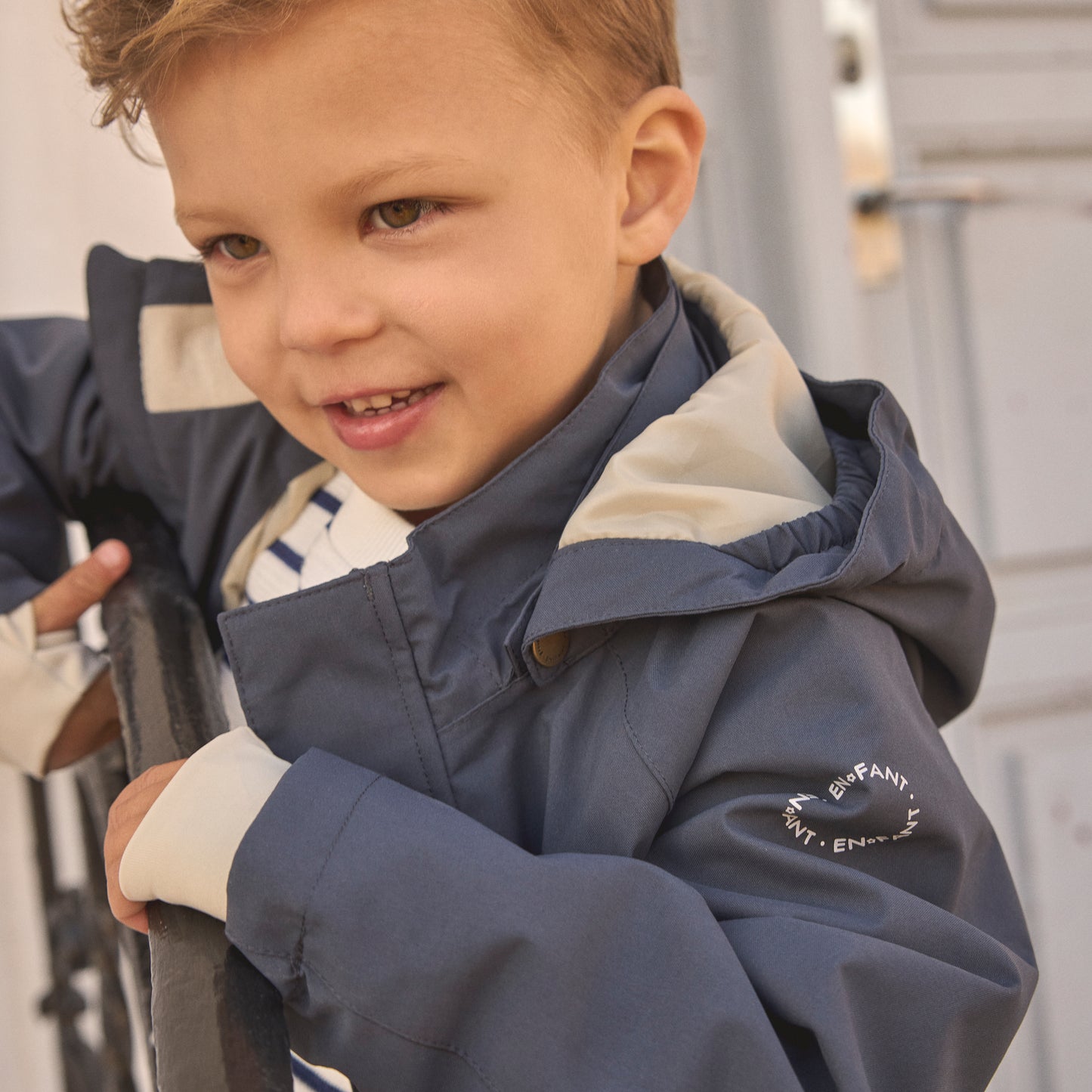 Solid Jacket navy blue