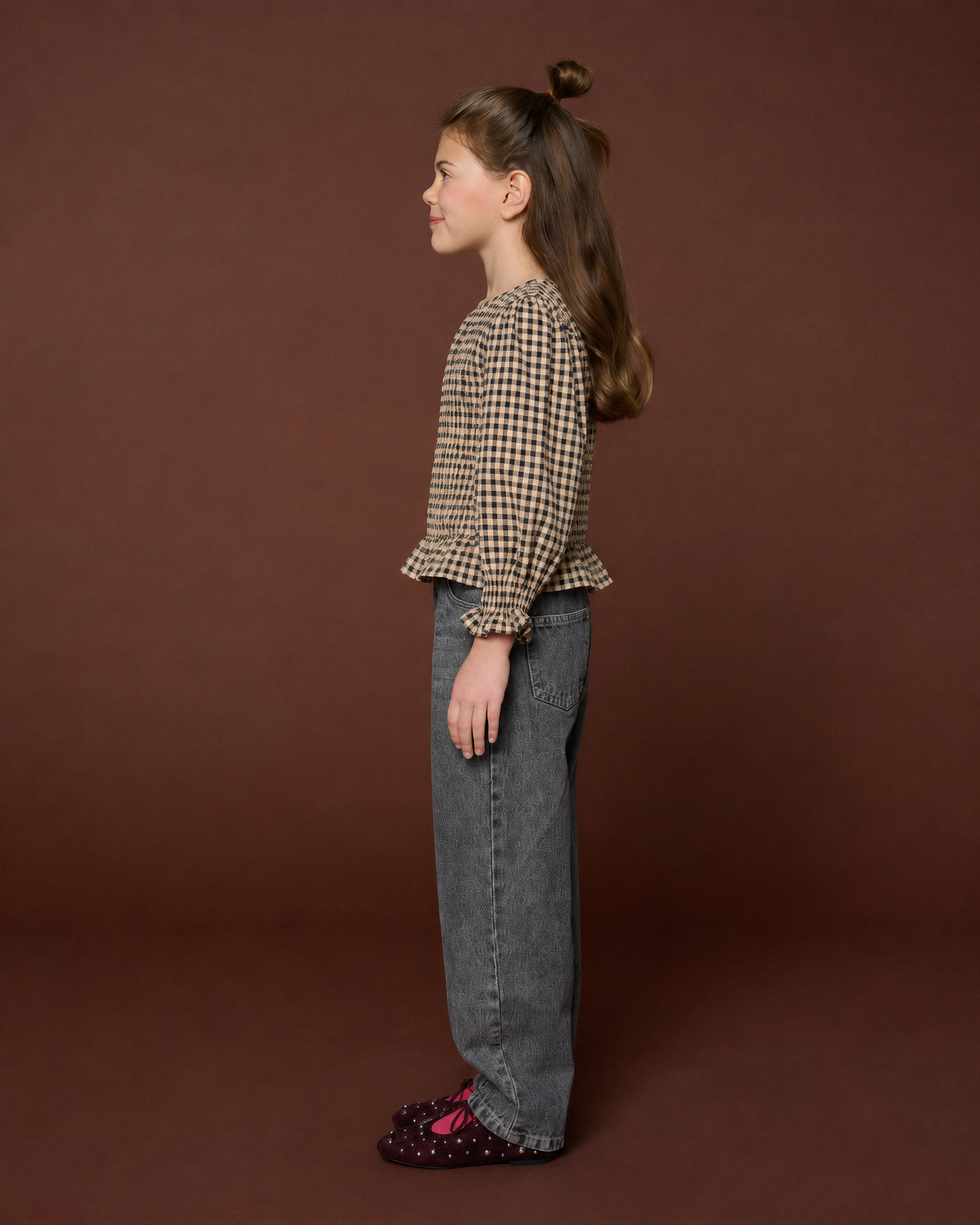 Ballon fit Jeans washed grey