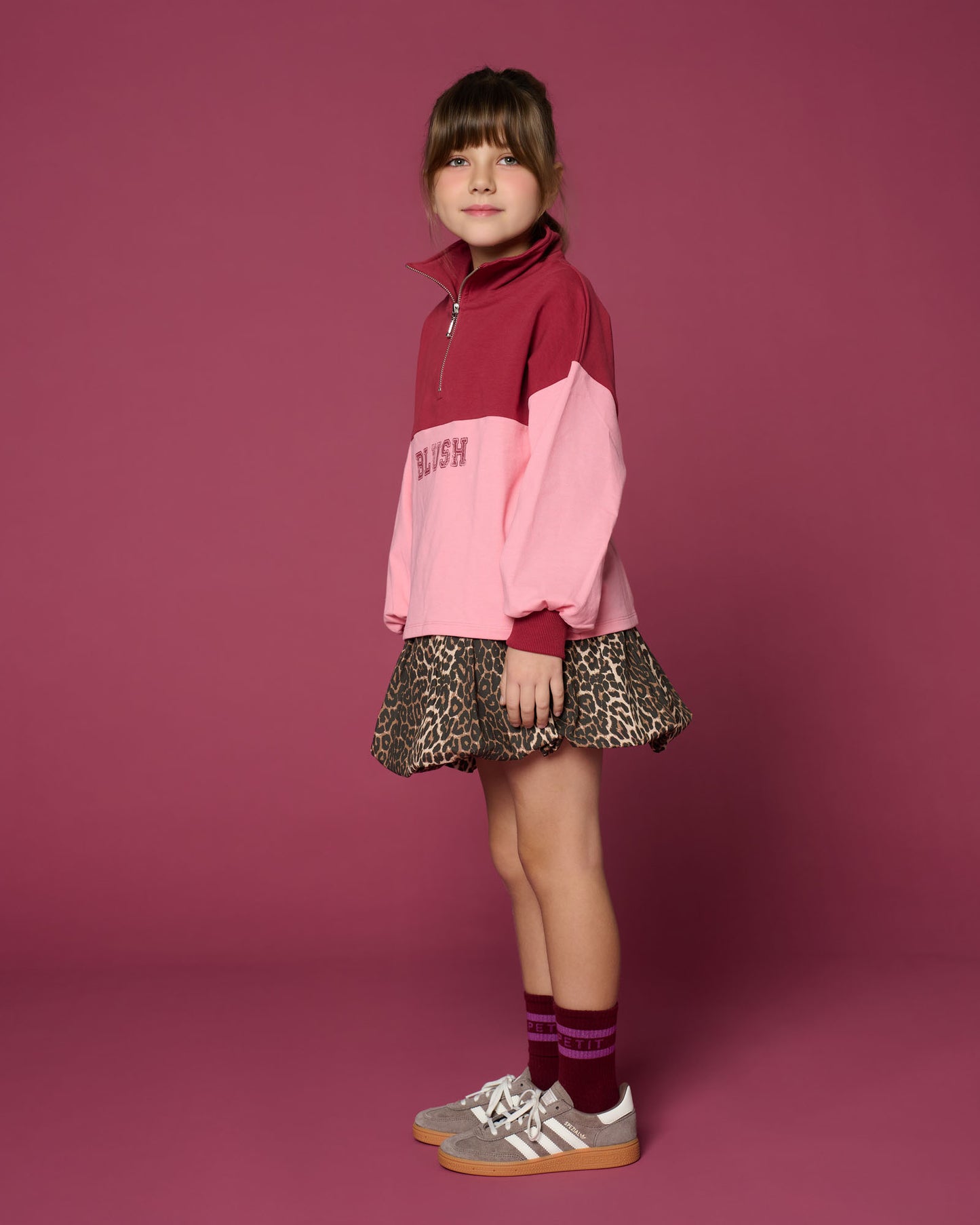 Ballon Skirt Leopard