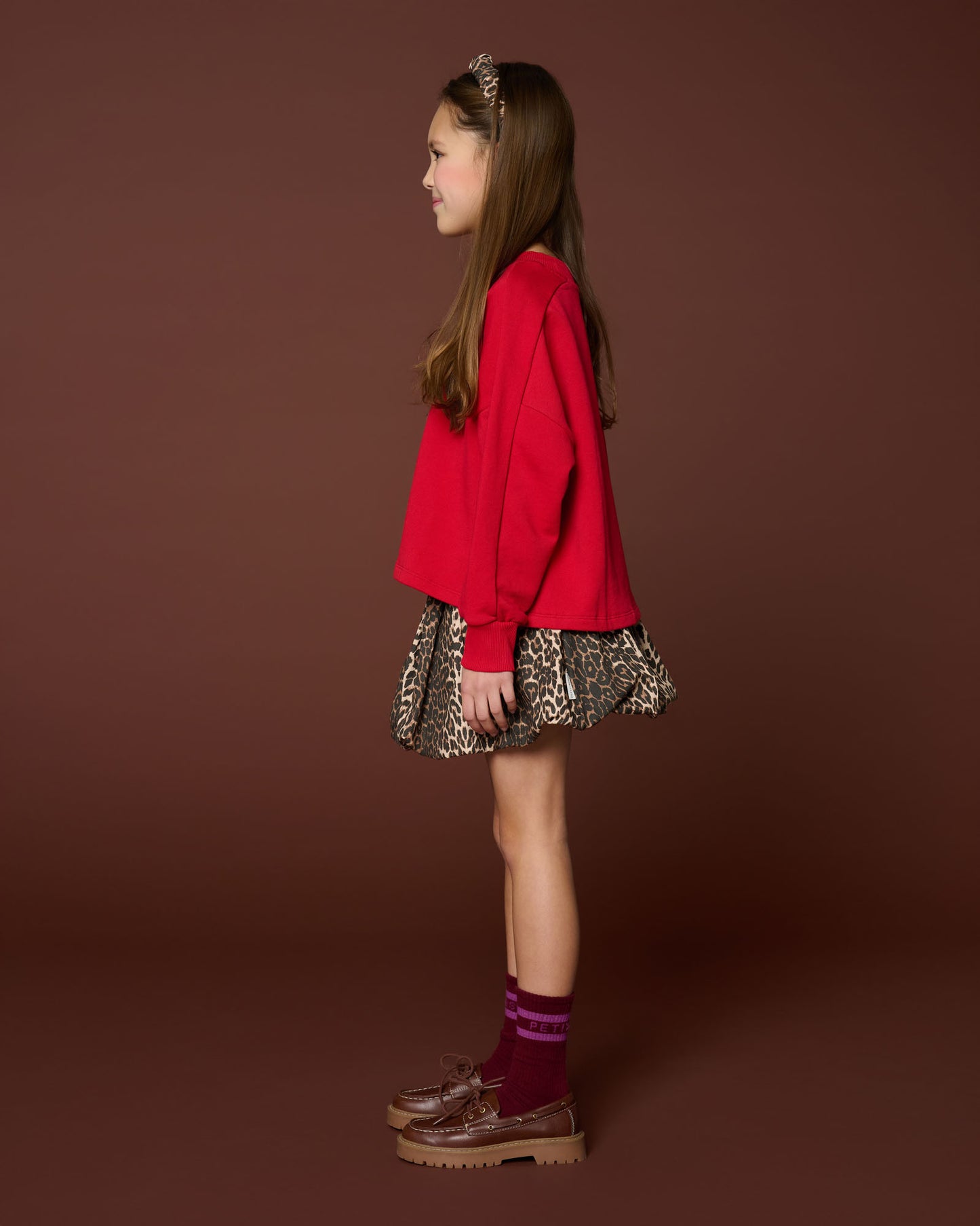 Ballon Skirt Leopard