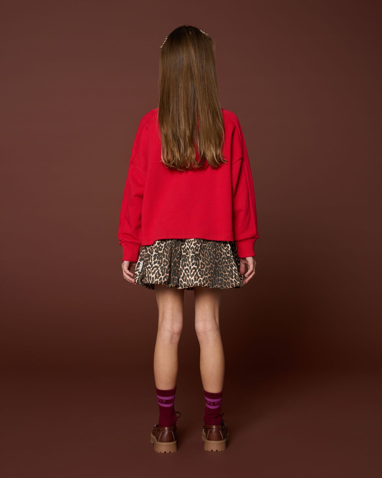 Ballon Skirt Leopard