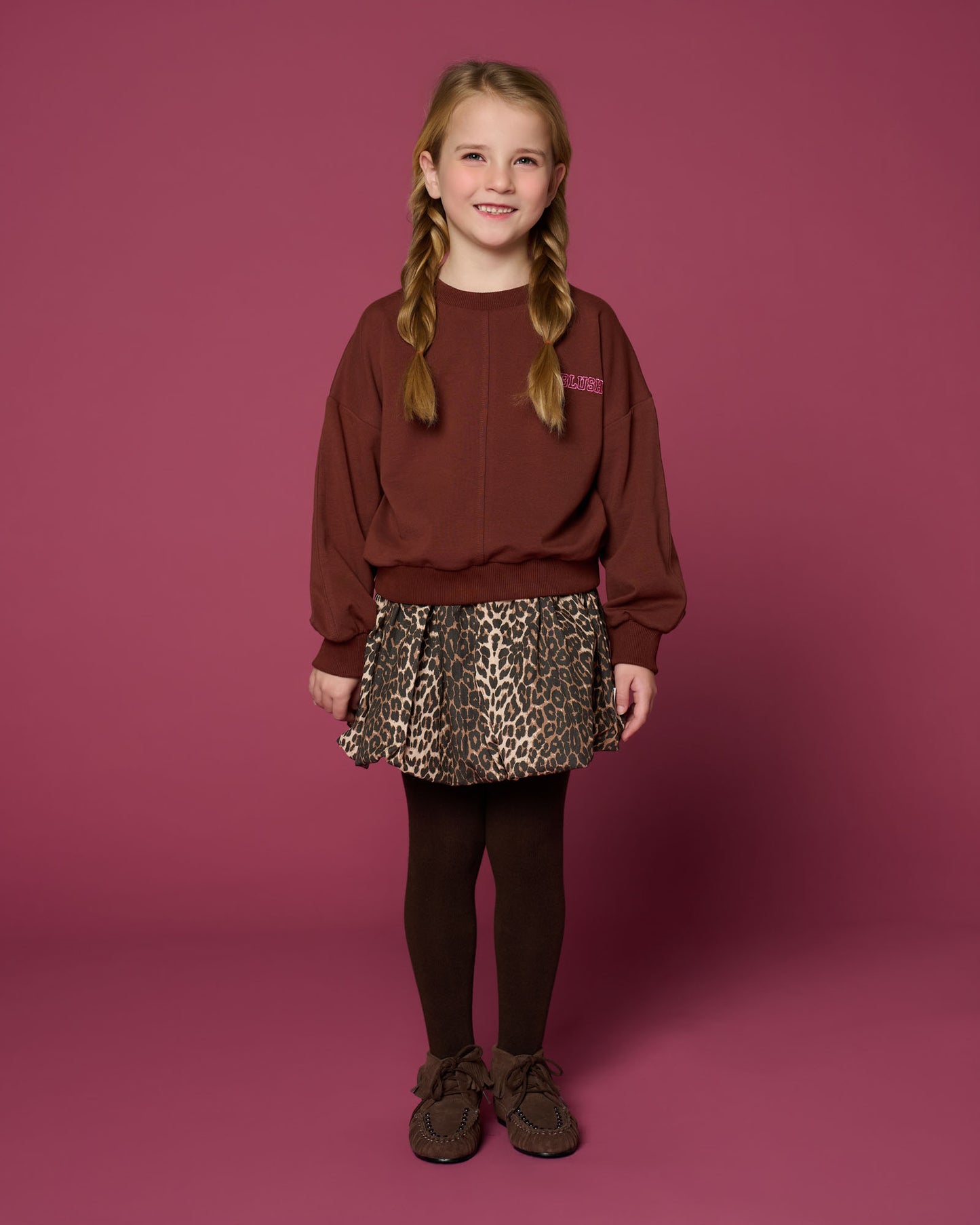 Ballon Skirt Leopard