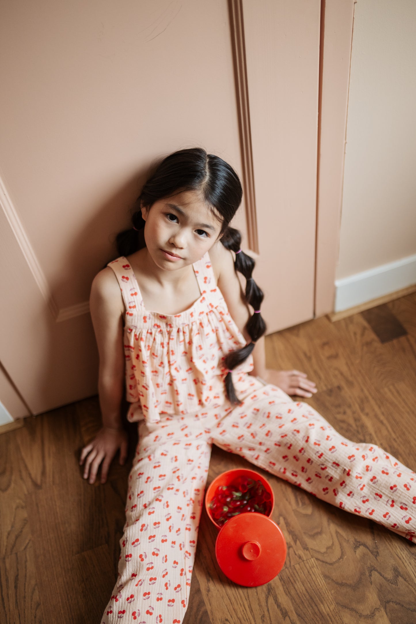 Summer Blouse Cherry