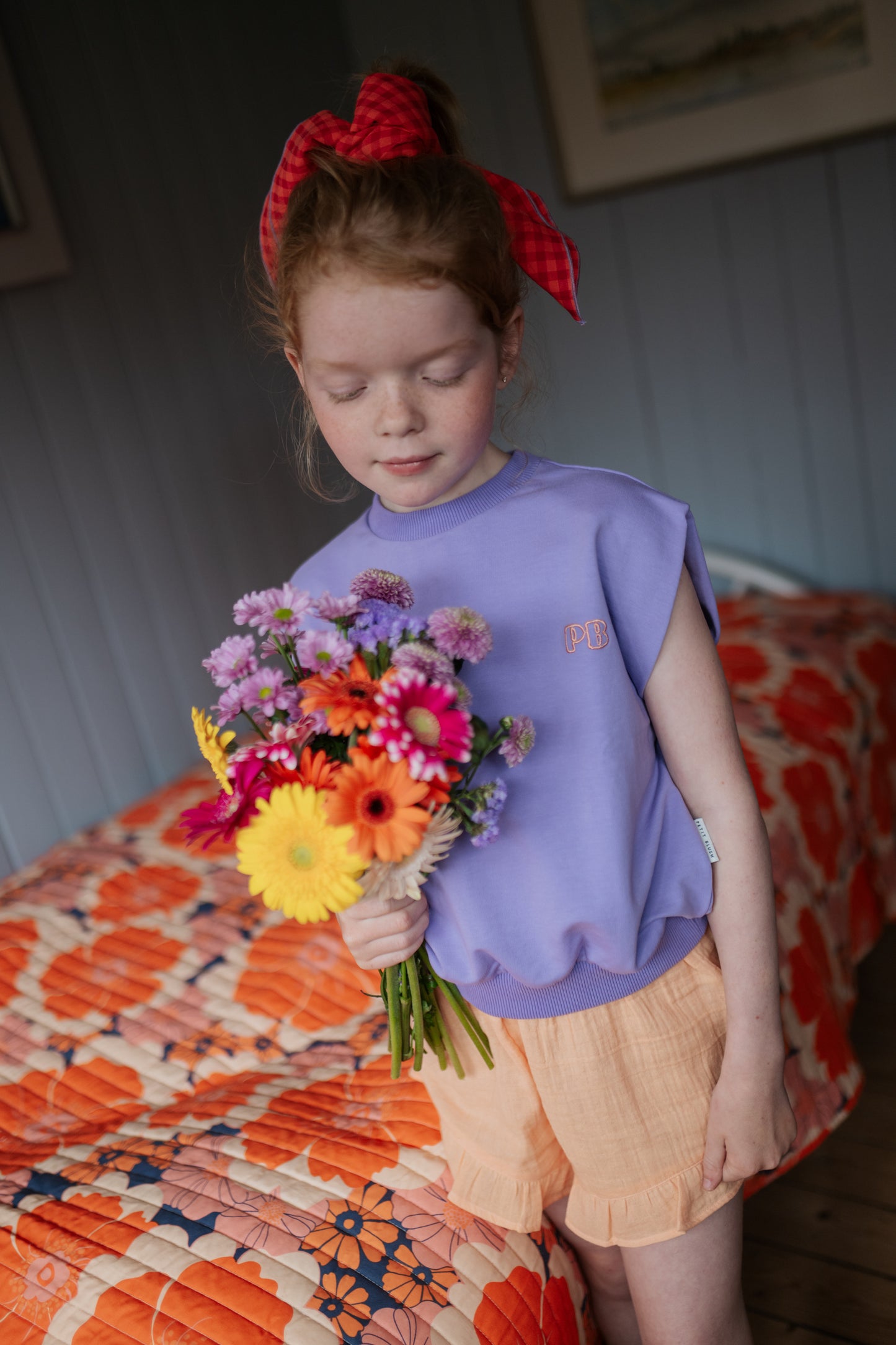 Shoulder top violet