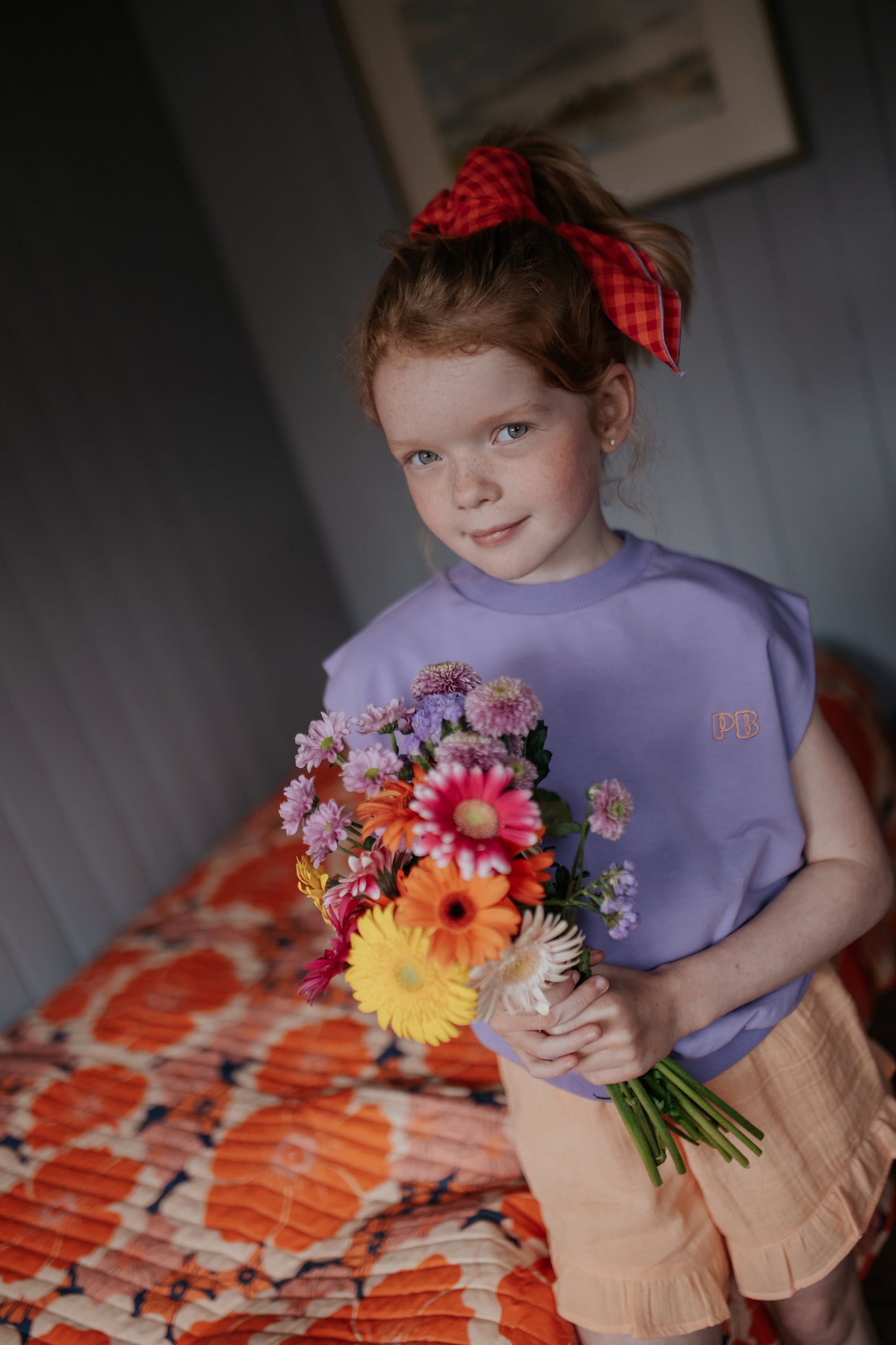Shoulder top violet