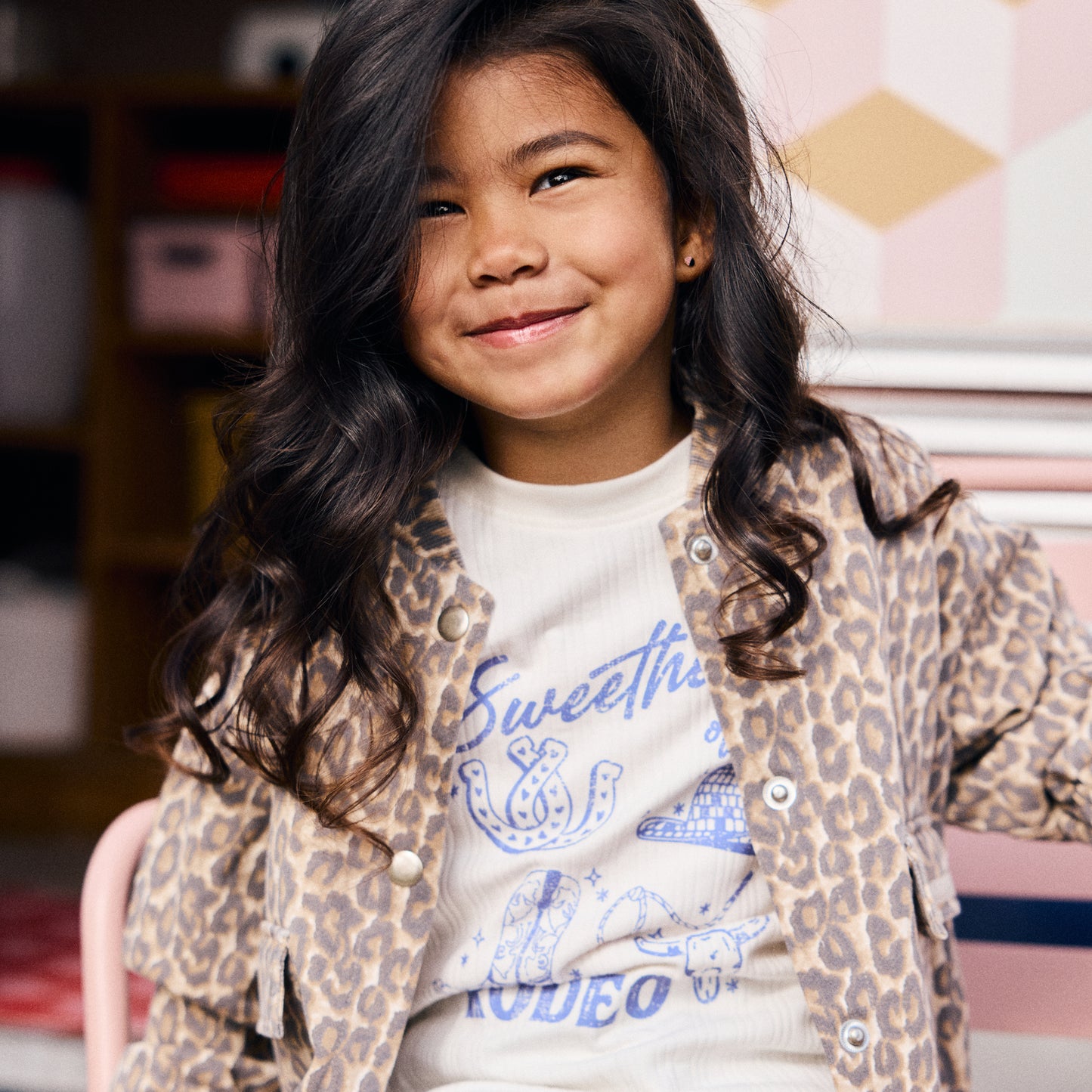 Sweat jacket leopard