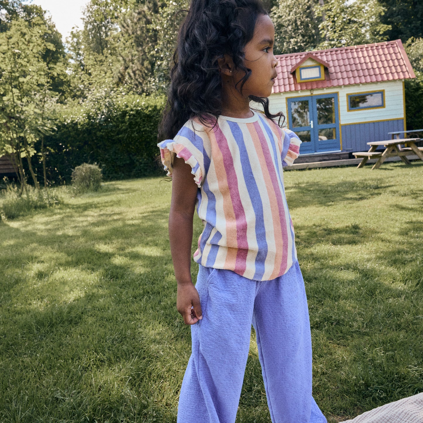 T-shirt Terry stripes