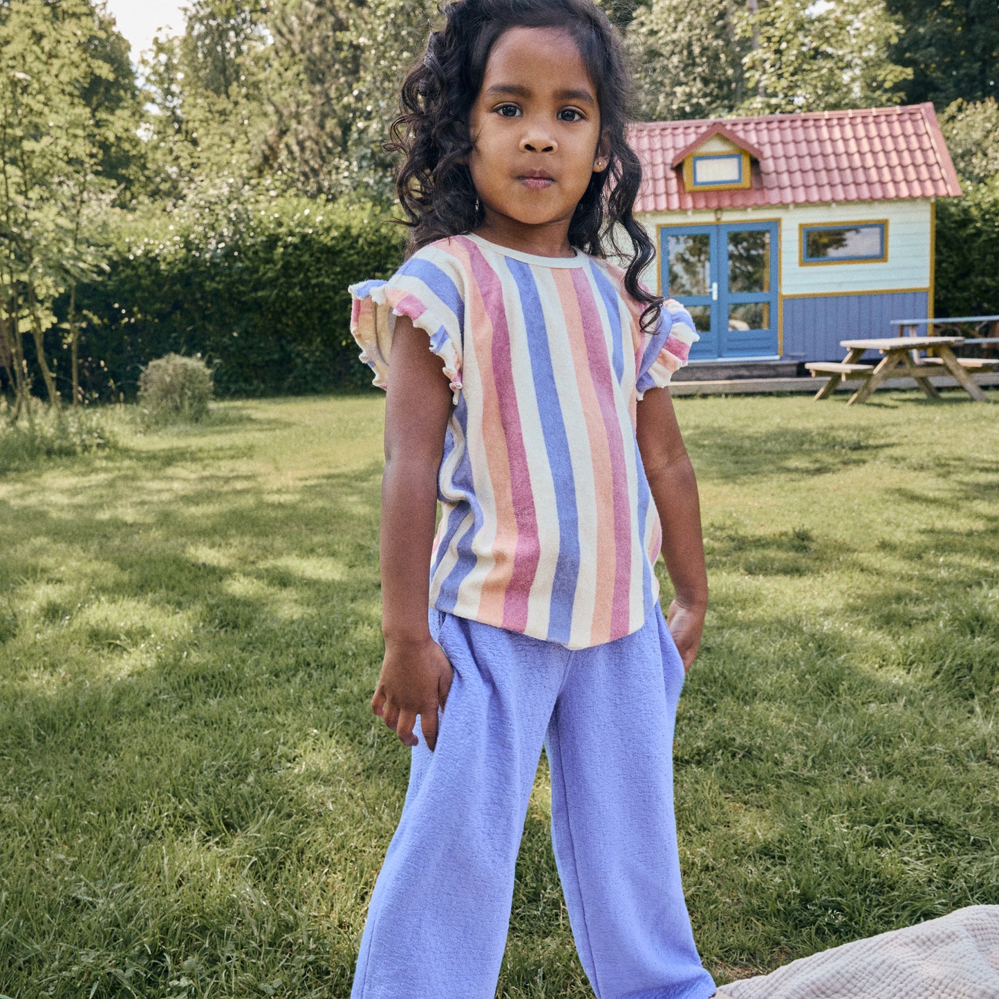 T-shirt Terry stripes