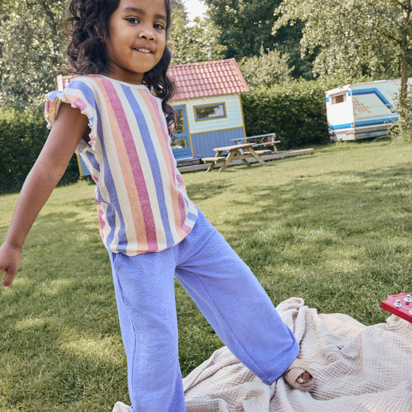 T-shirt Terry stripes