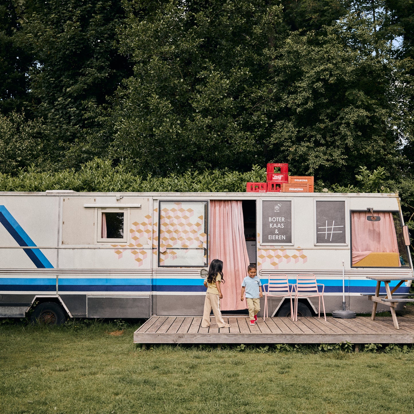 T-shirt korte mouw Ride the waves