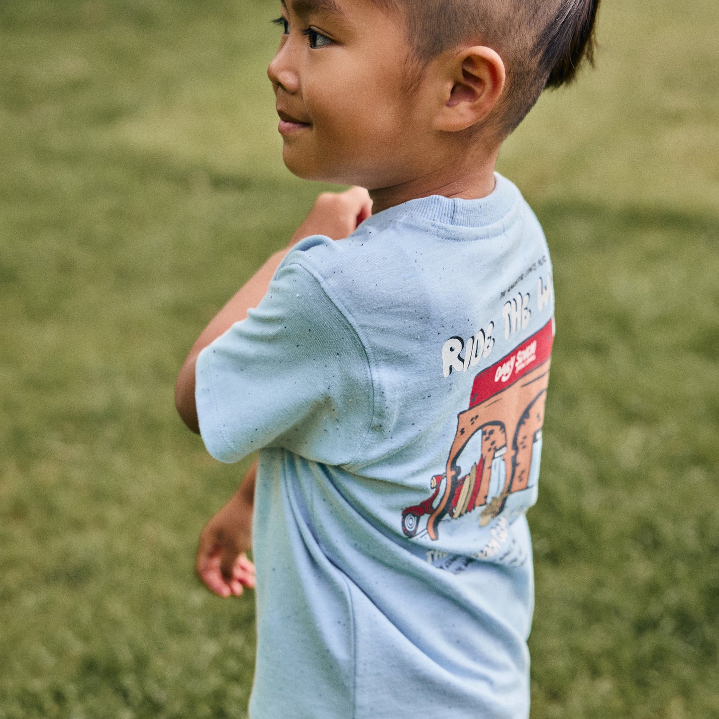 T-shirt korte mouw Ride the waves