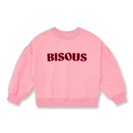Easy sweater Bisous - Rose