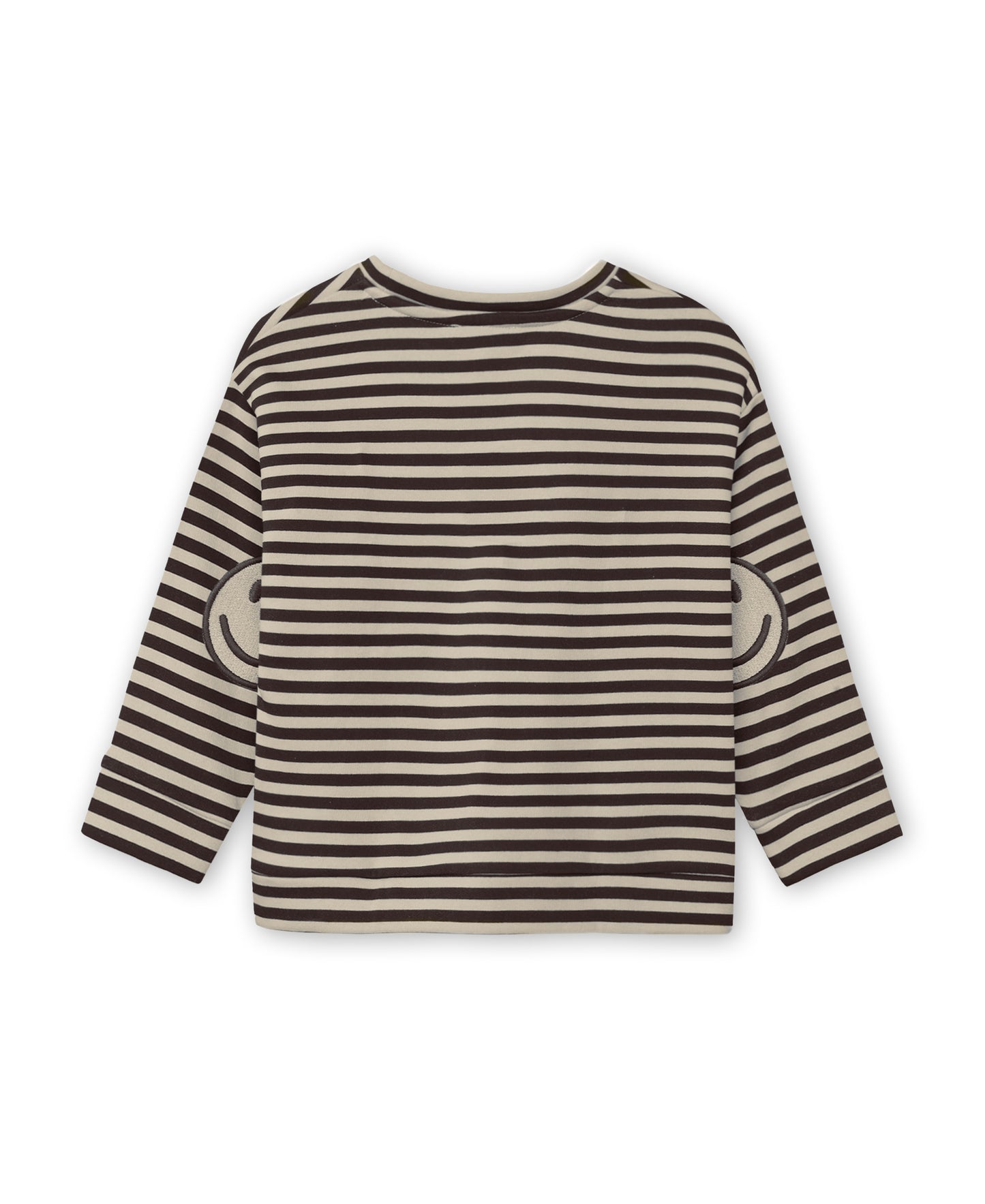 Alvin longsleeve stripe sweatshirt coffee bean/sandshell