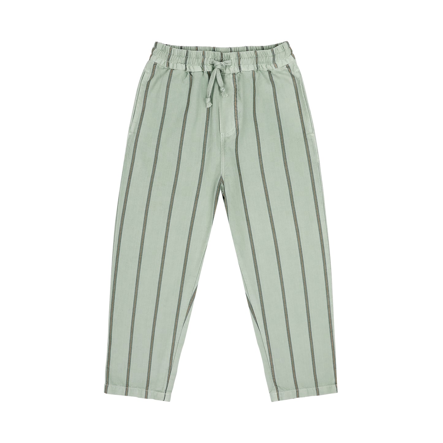 Kick pants sage green stripe