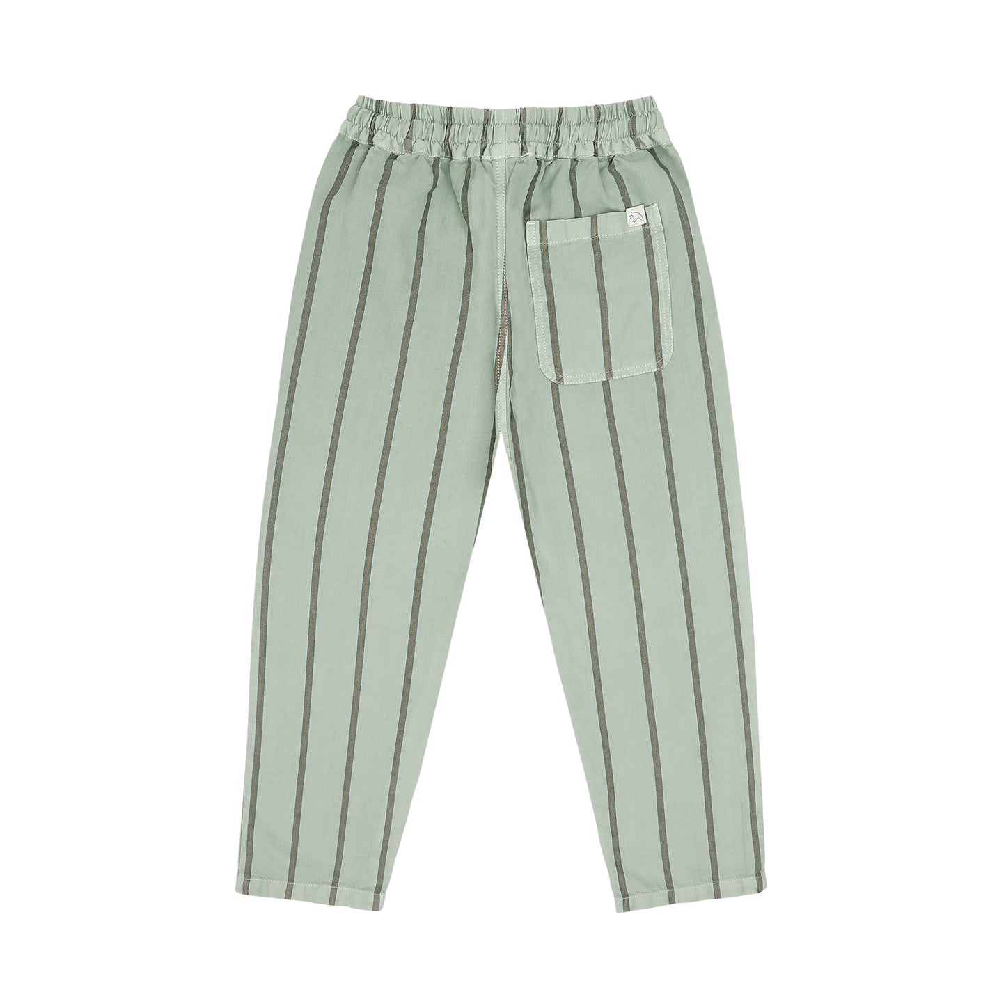 Kick pants sage green stripe