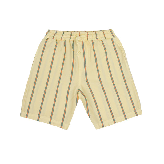 Knox shorts soft yellow stripe