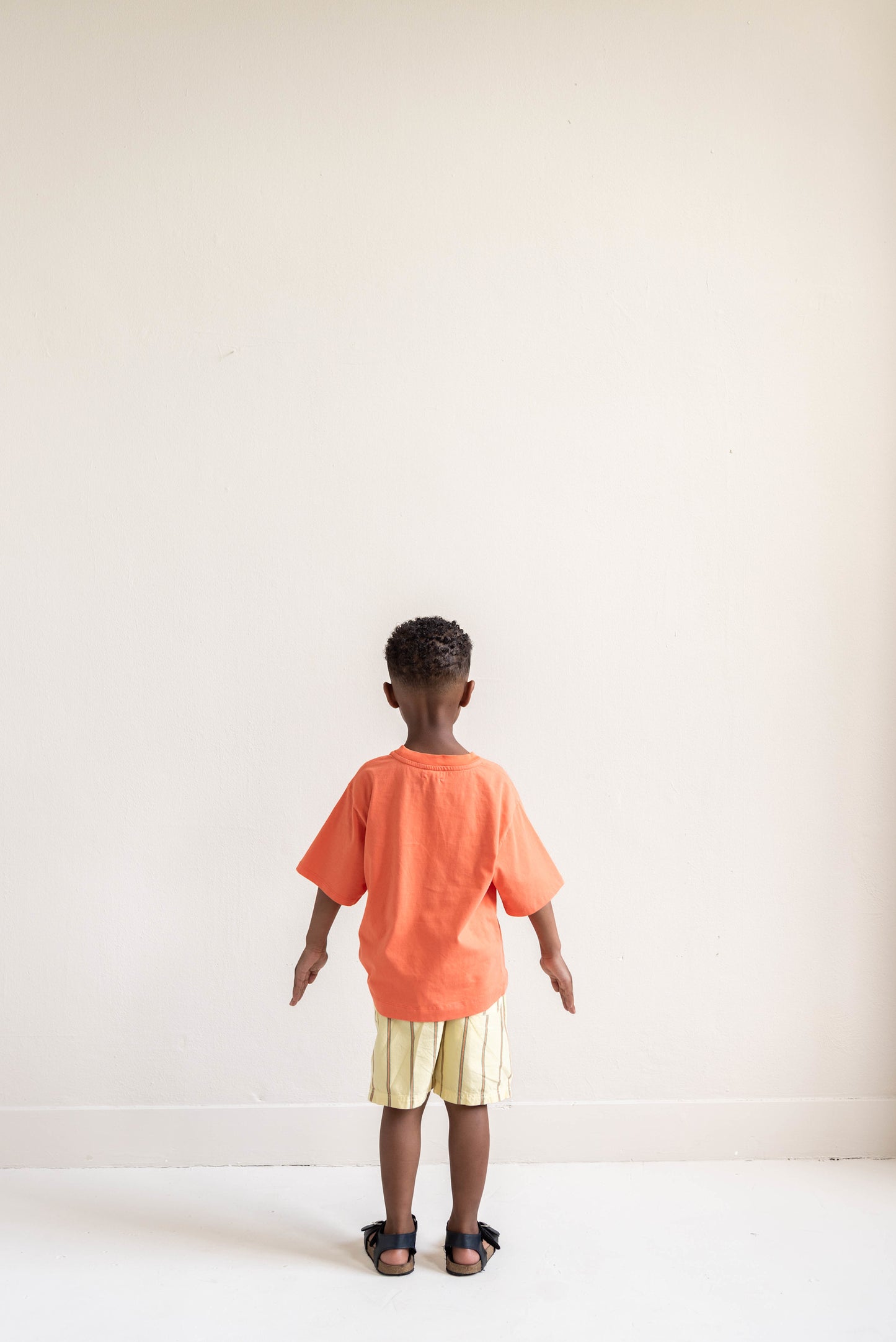 Knox shorts soft yellow stripe