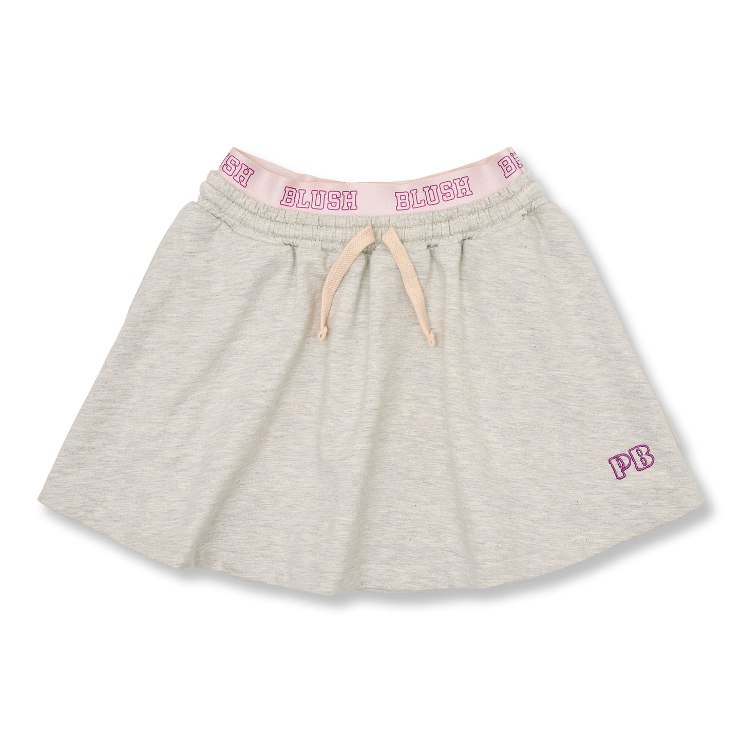 Mini sweat skirt - grey melange