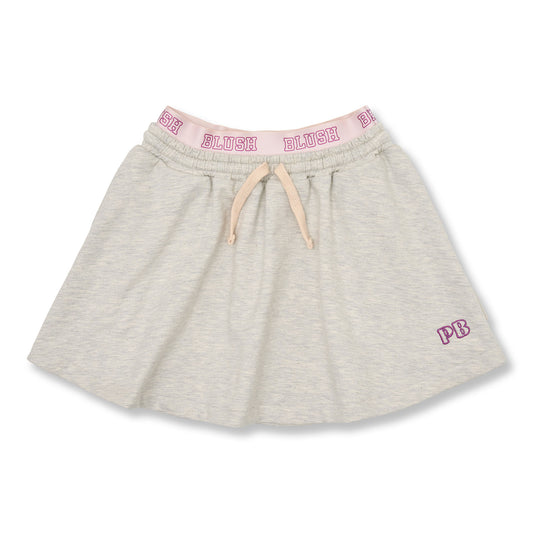 Mini sweat skirt - grey melange