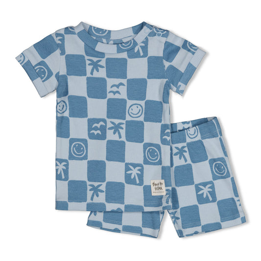 Chase Check Premium Summerwear by Feetje - Pyjama kort