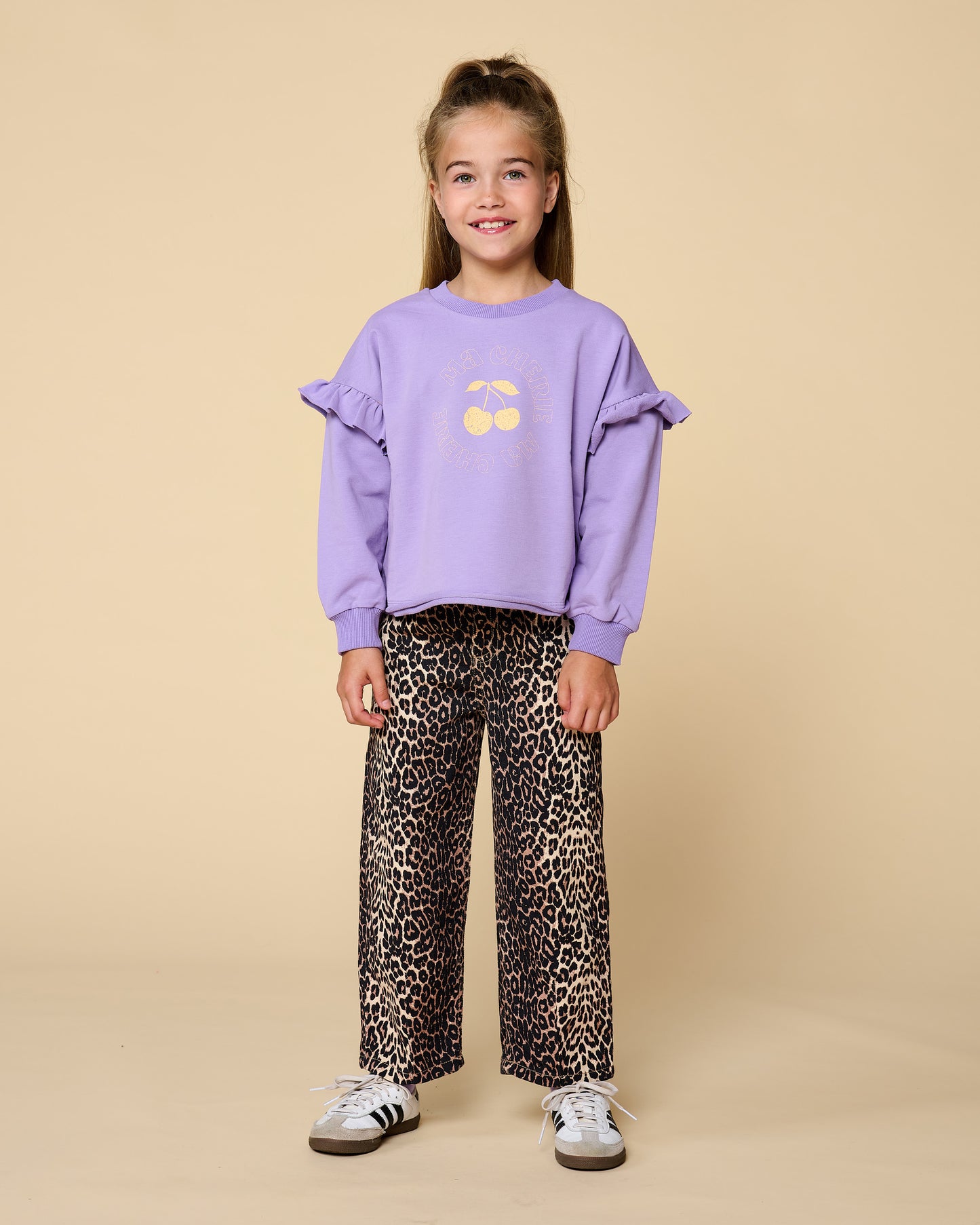 Balloon fit jeans leopard