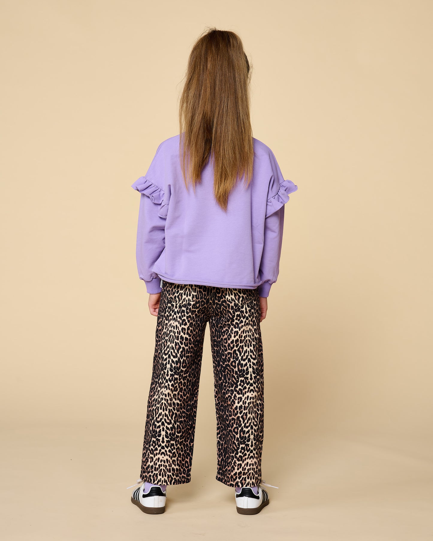 Balloon fit jeans leopard